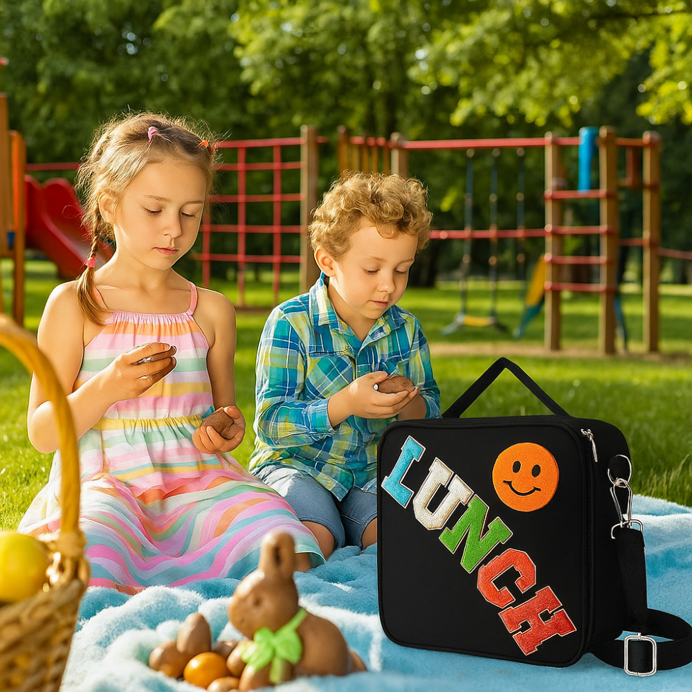 Insulated Lunch Bag With Adjustable Shoulder Strap For Girls School and TravelInsulated Lunch Bag With Adjustable Shoulder Strap For Girls School And Travel - Image 12