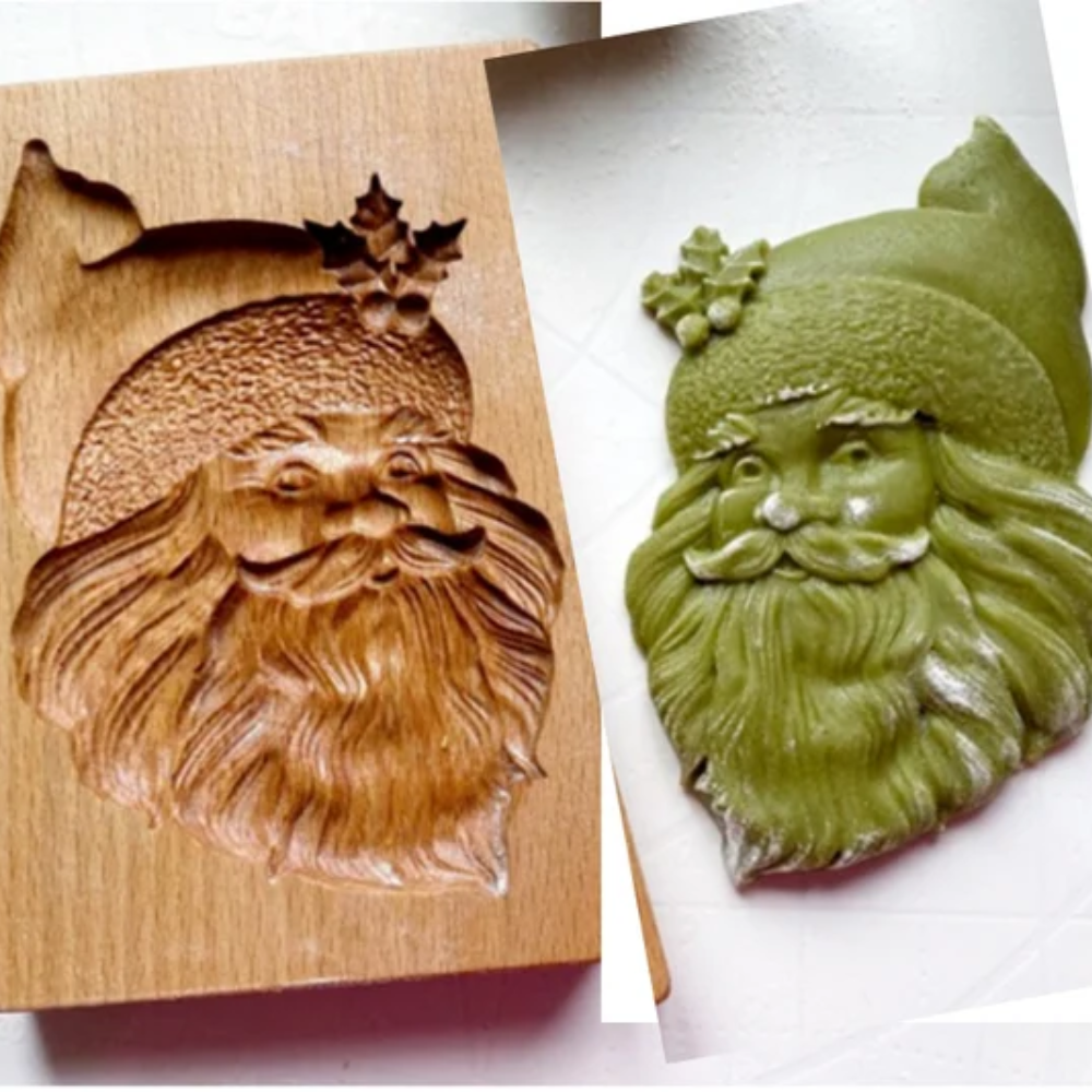 Wood Patterned Cookie Cutter - Embossing Mold For Cookies