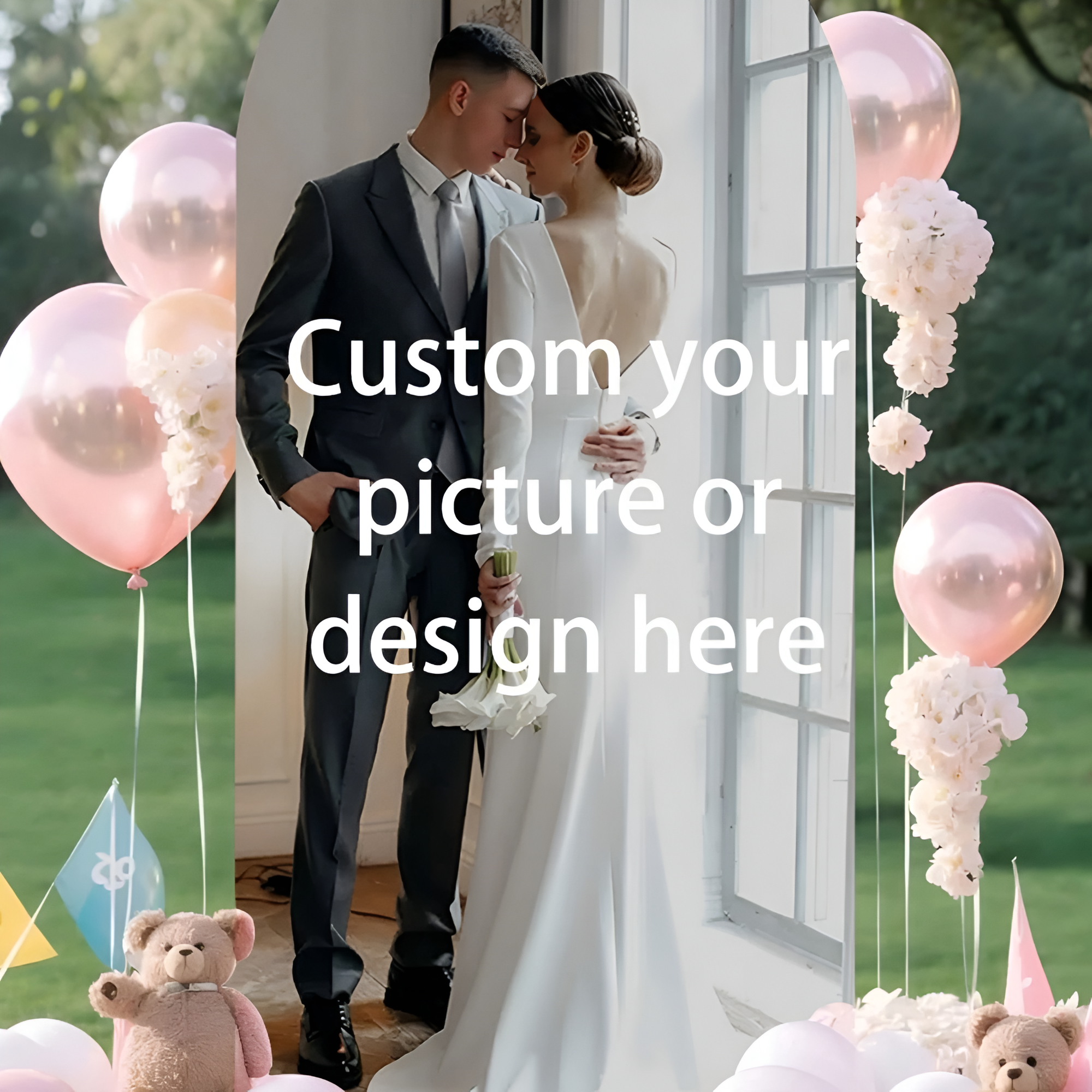 Customized Elastic Arch Cover - Graduation Arch