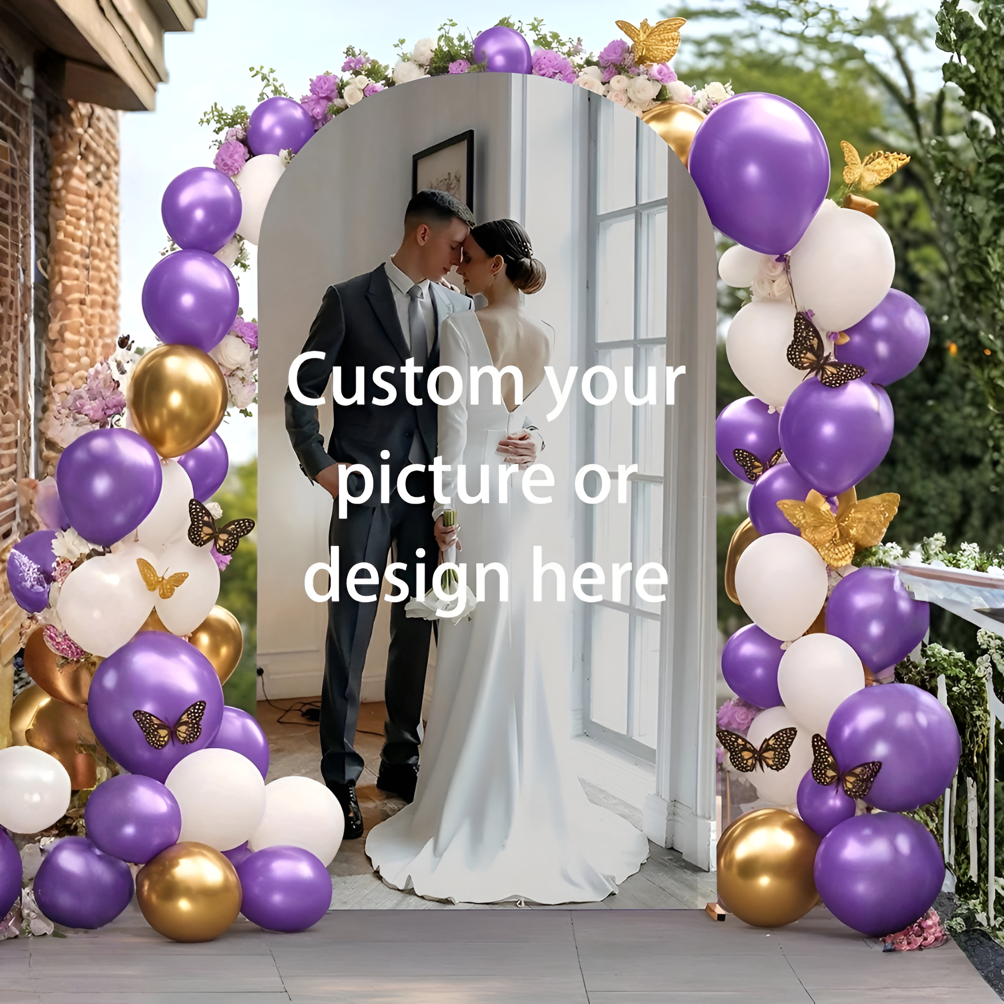 Customized Elastic Arch Cover - Graduation Arch