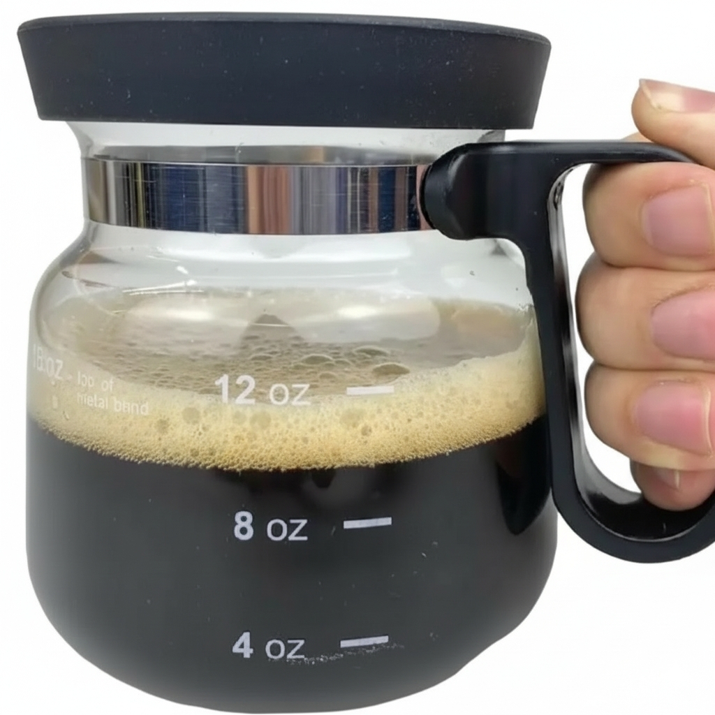16 OZ Glass Coffee Mug