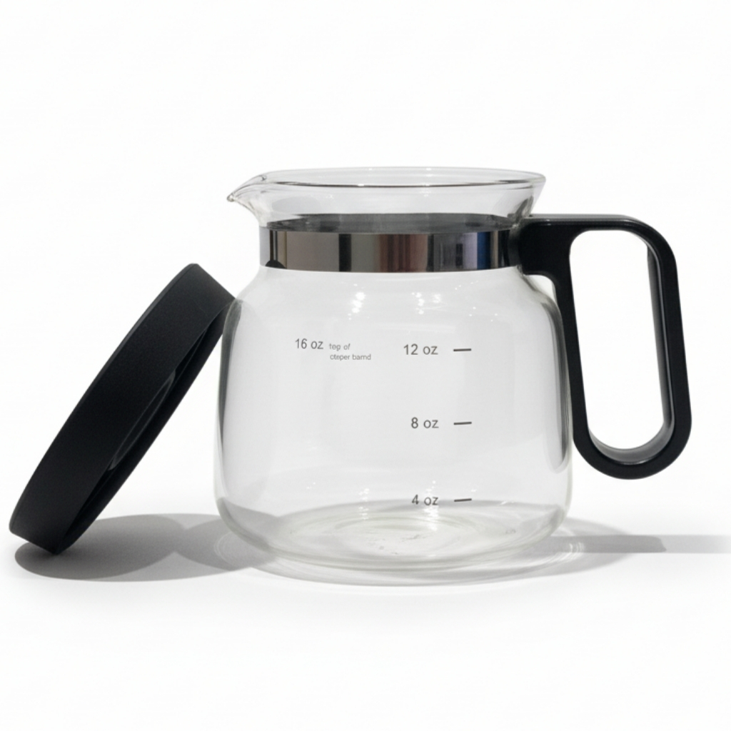 16 OZ Glass Coffee Mug