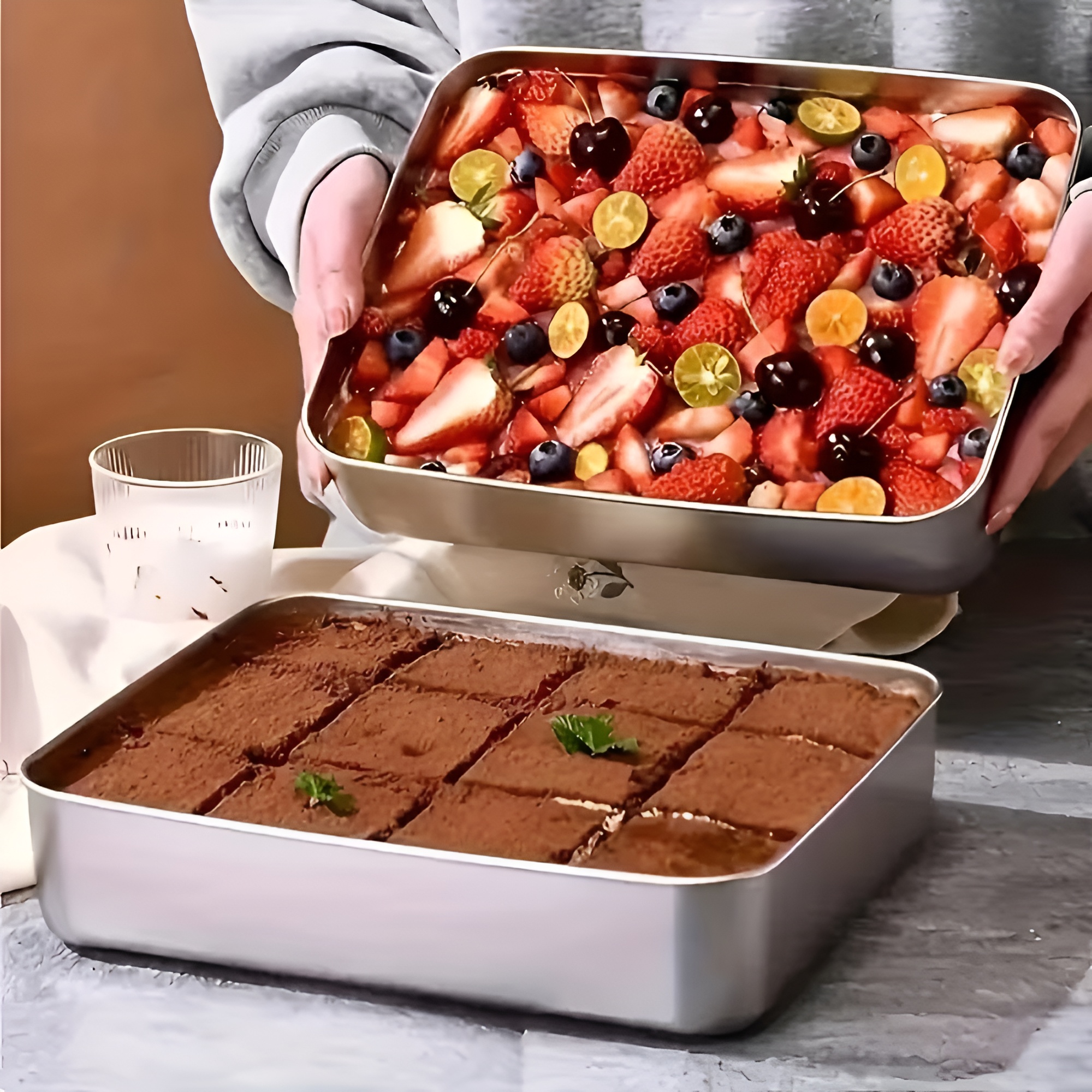 Stainless Steel Food Storage Containers Leak-Proof Reusable