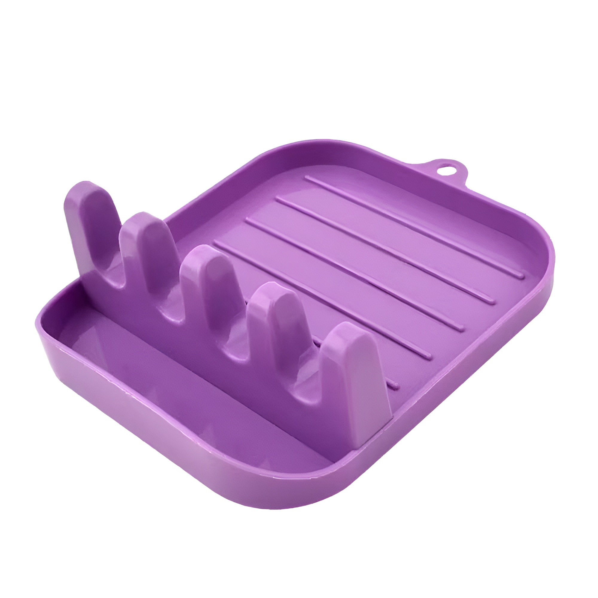 Multi Purpose Spoon Rest Utensil Holder Kitchen Spatula Rack Tray