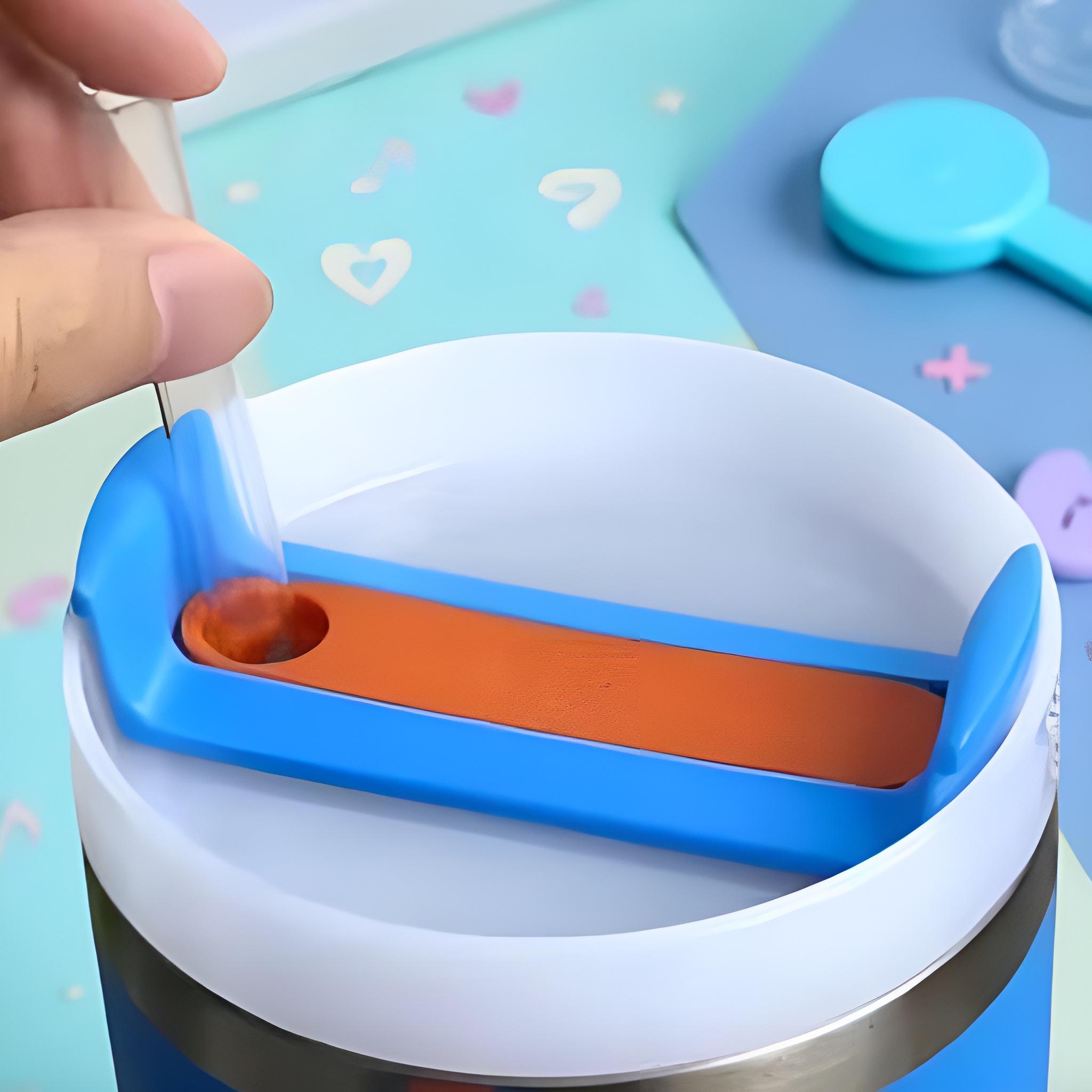 Large 40oz Blue TumblerLarge 40oz Tumbler - Image 4