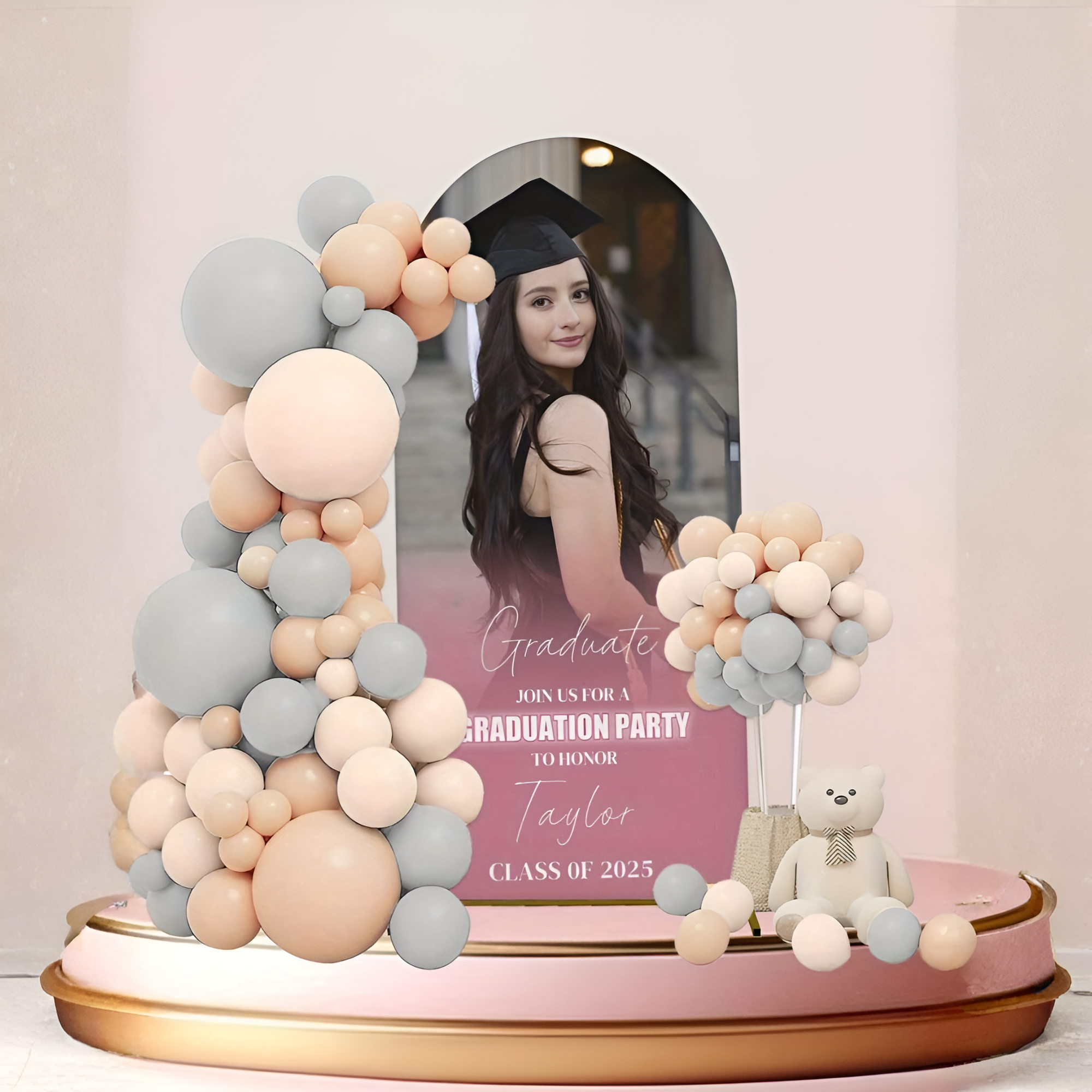 Customized Elastic Arch Cover - Graduation Arch