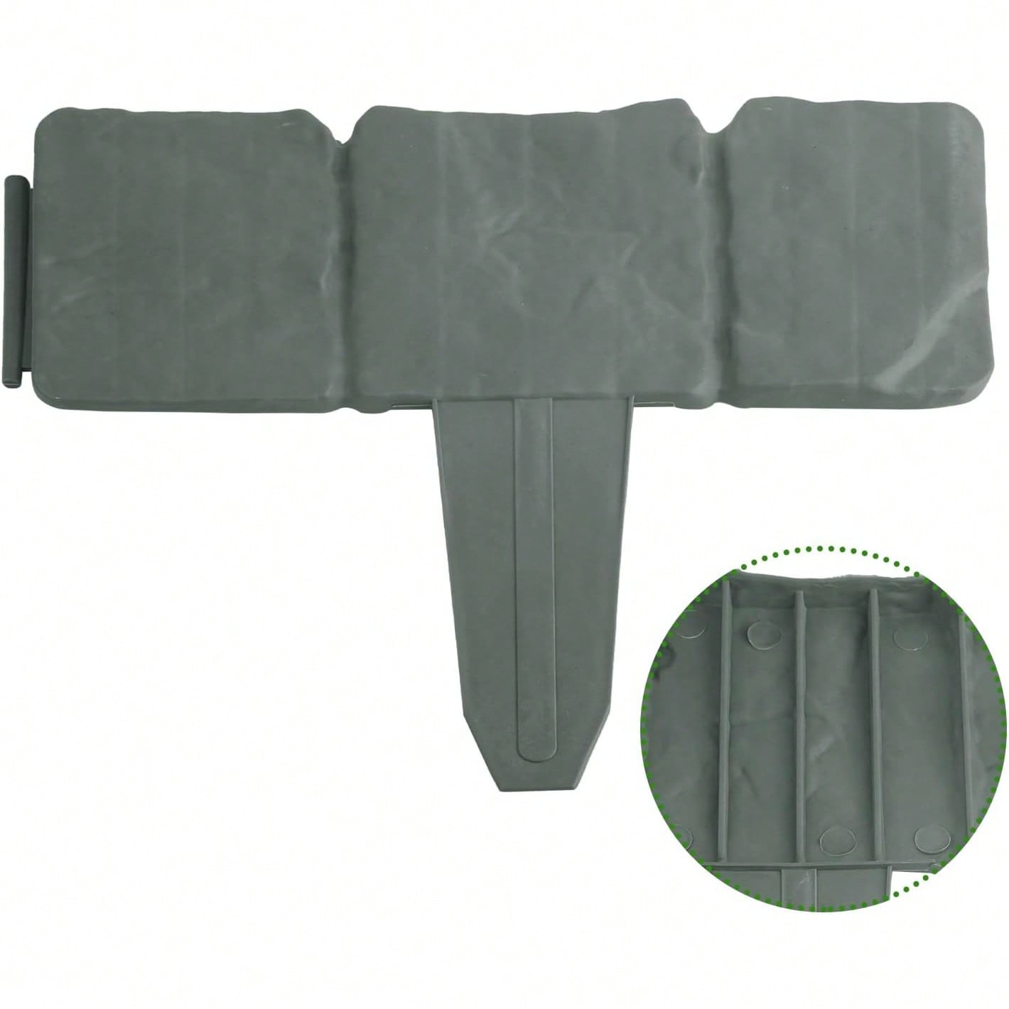 10/20pcs Plastic Fencing, Foldable Small Garden Fence, Landscape Edging Border For Garden