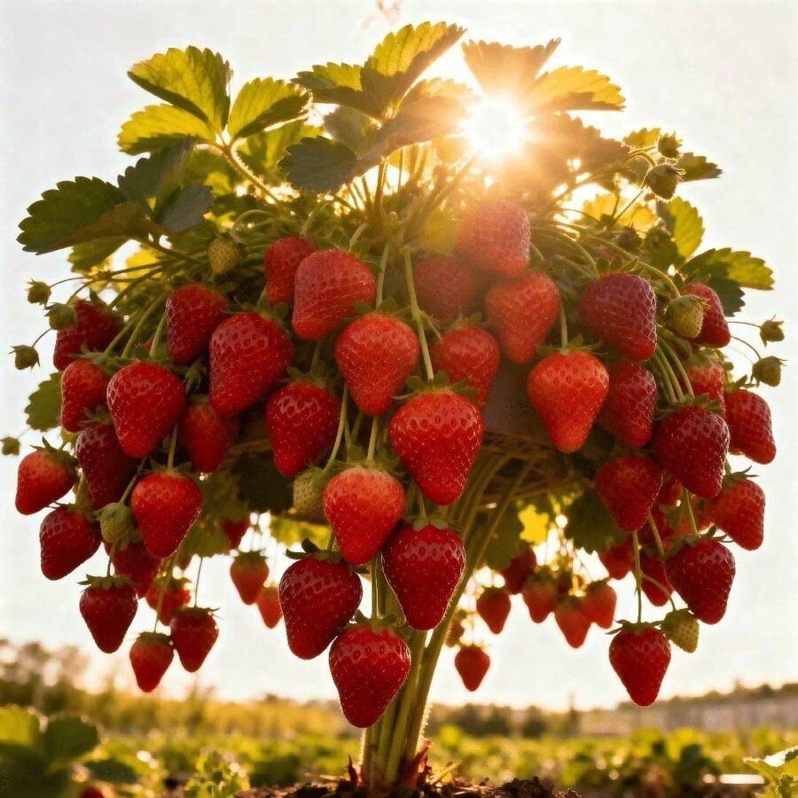 Giant Sweet Strawberry Plant Seeds For GardenGiant Sweet Strawberry Plant Seeds For Garden - Image 2