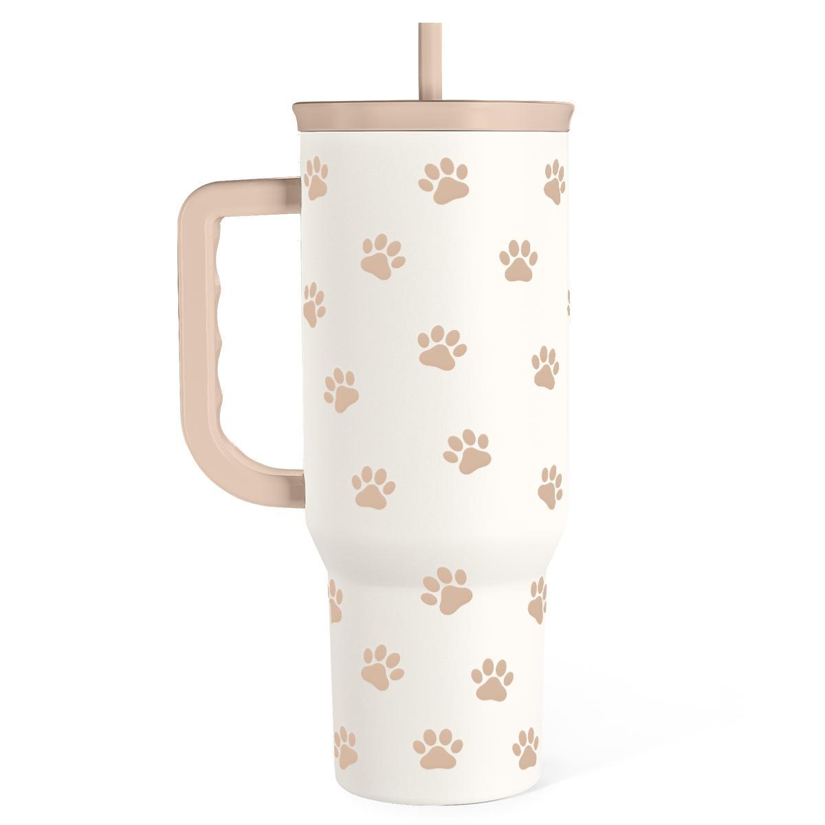 40oz Tumbler with Handle And StrawDouble Wall Vacuum Insulated Tumbler With Straw - Image 21