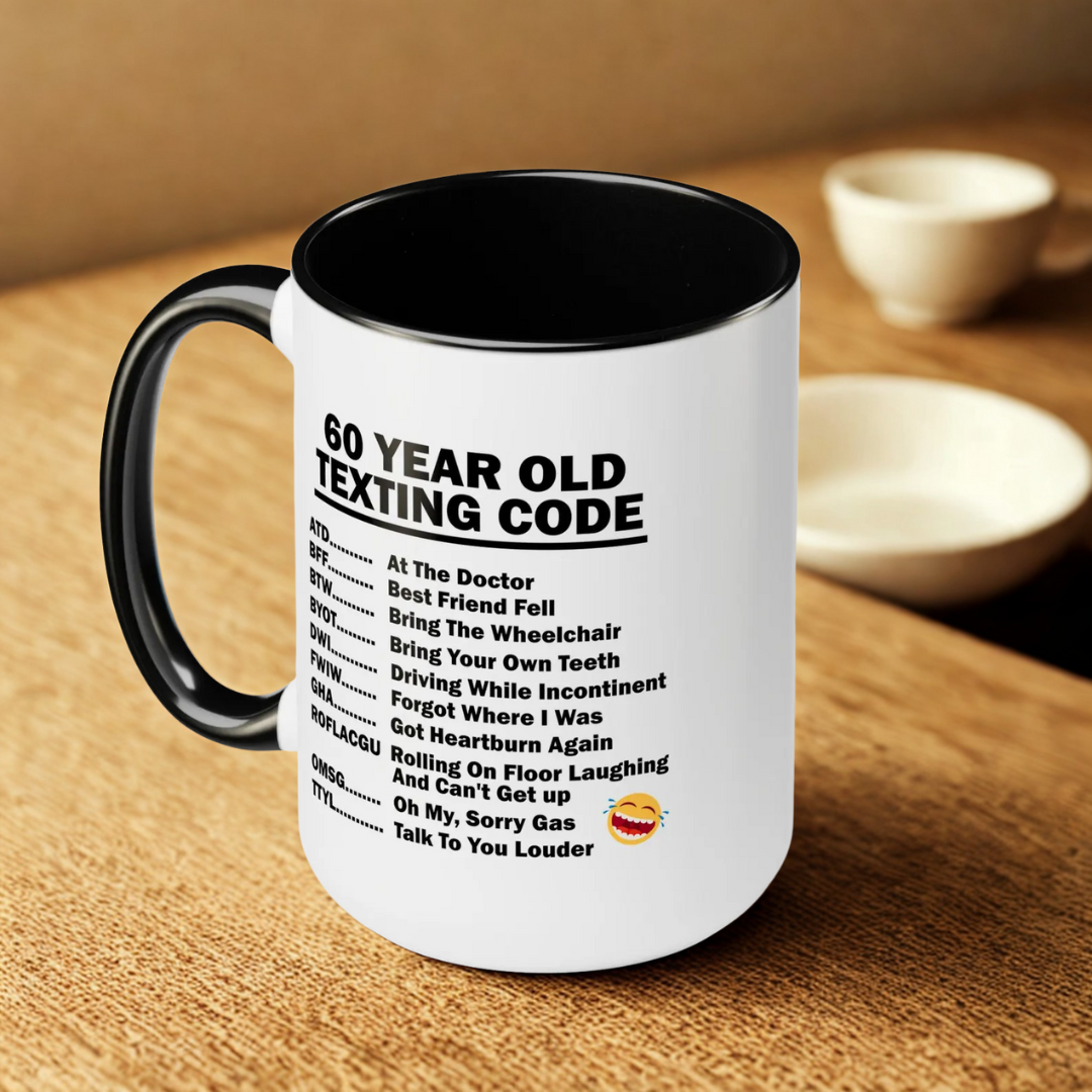 Funny 60th Birthday Mug Coffee Cup Gift for 50 Year Old