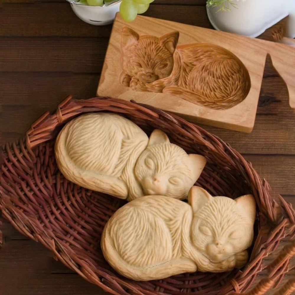 Wood Patterned Cookie Cutter - Embossing Mold For CookiesWood Patterned Cookie Cutter - Image 2