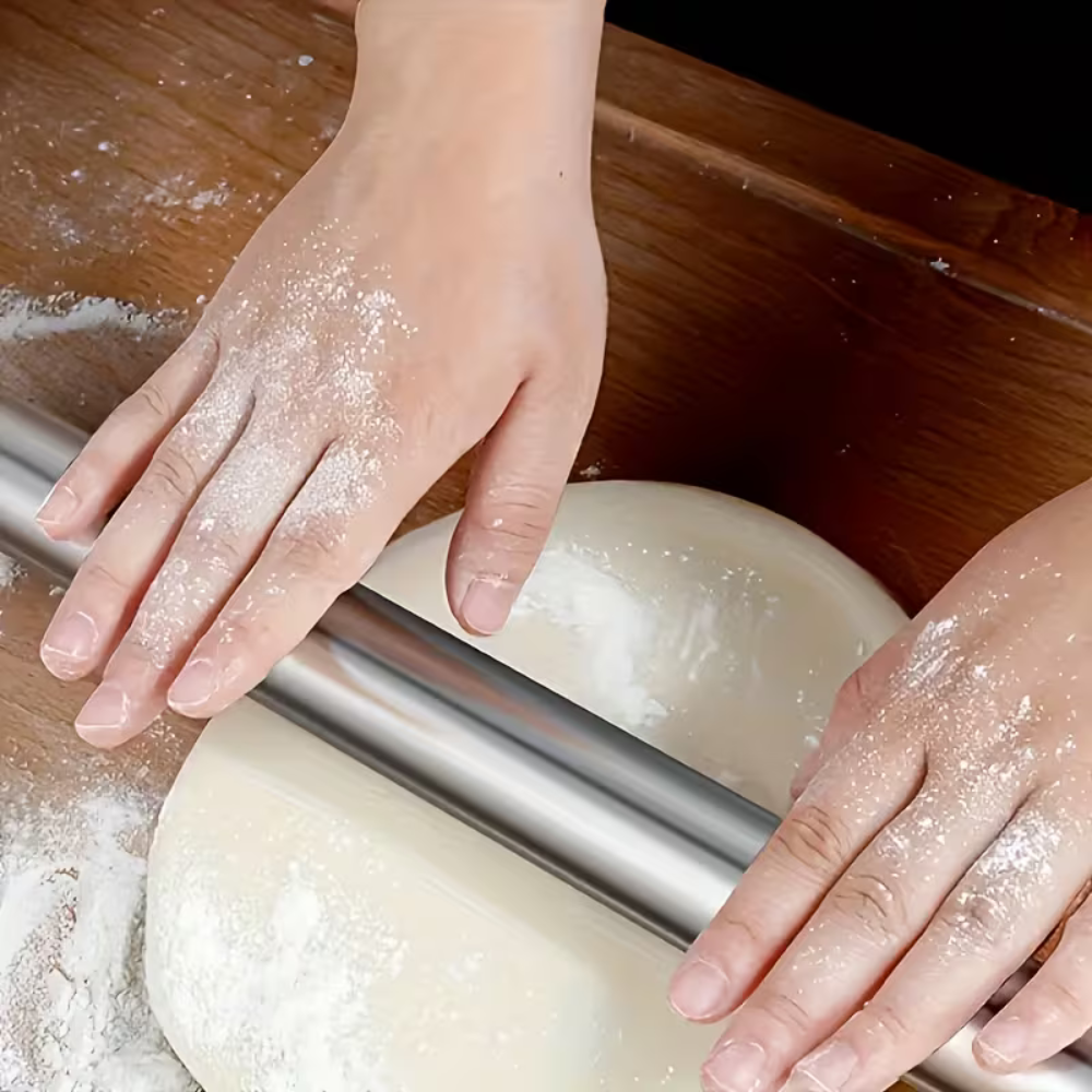 Stainless Steel Hollow Lightweight Rolling Pin