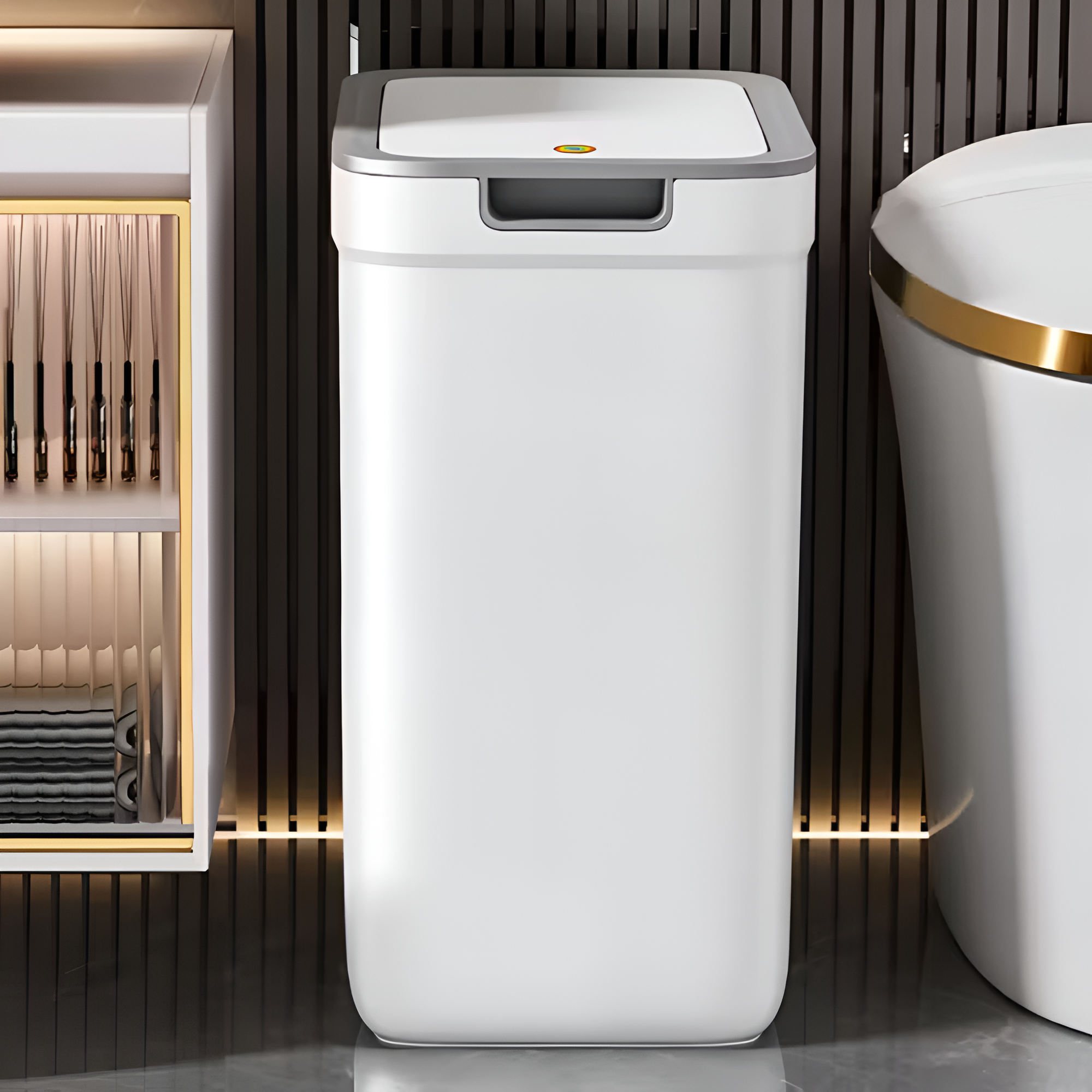 Wall Mounted Waste Bin Receptacle