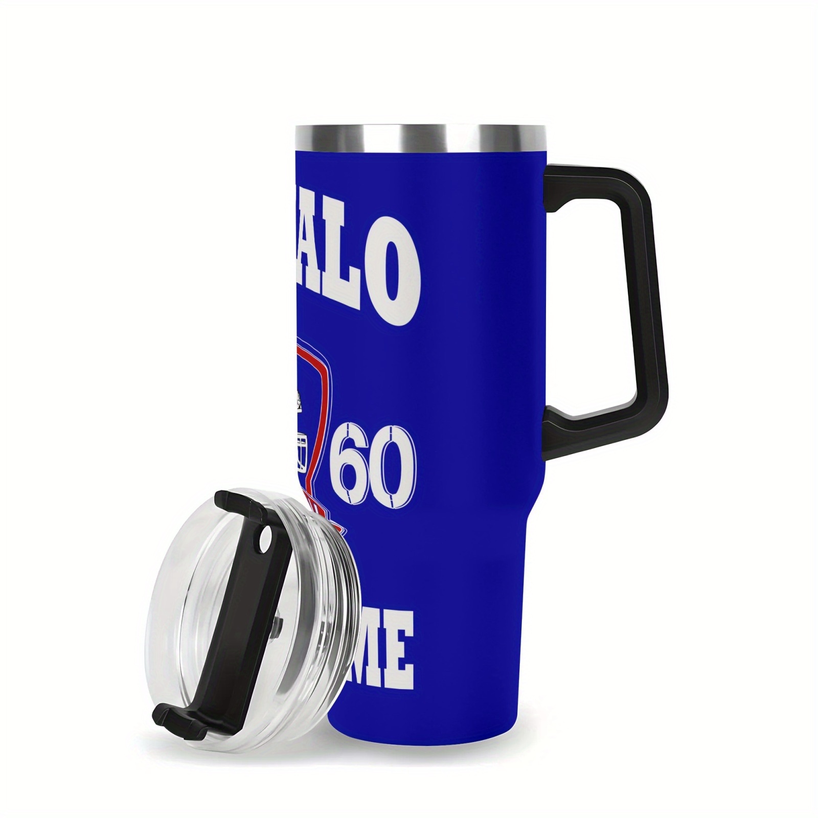 Buffalo Football-Themed 40-Ounce Stainless Steel TumblerBuffalo Bills Football Themed Travel Mug - Image 2