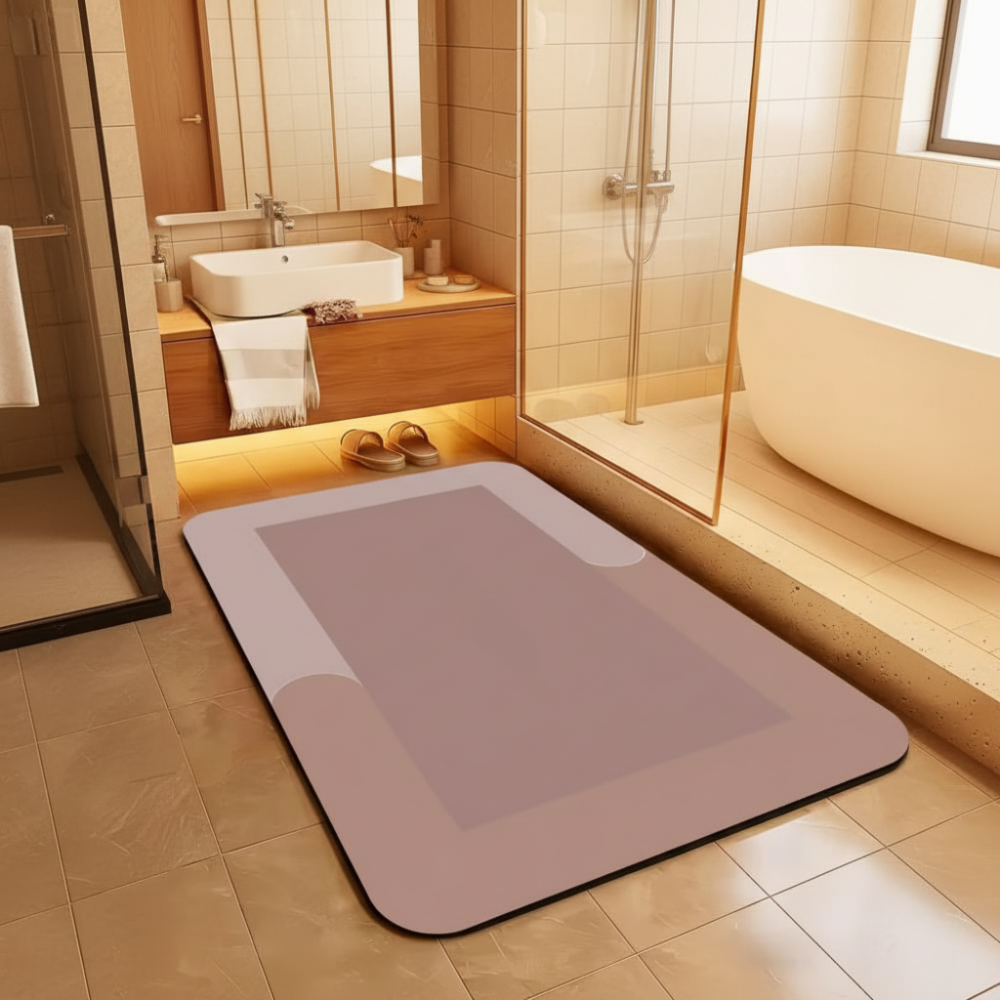 Absorbent Quick Dry Shower Floor Non Slip Bath Mat