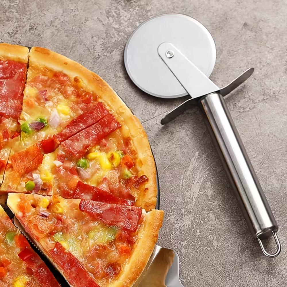 Pizza Cutter Wheel Stainless Steel Dough Roller Knife ToolPizza Cutter Wheel Dough Rolling Knife - Image 4