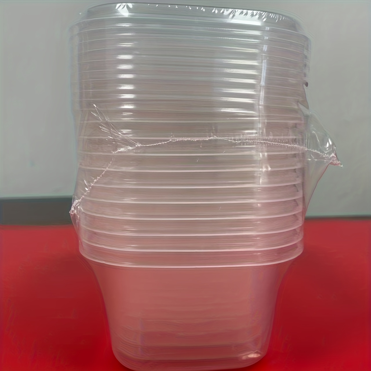 Set of 20 Stackable Food Storage Boxes with Lids10 Piece Of Stackable Plastic Household Food Storage Containers  - Image 5