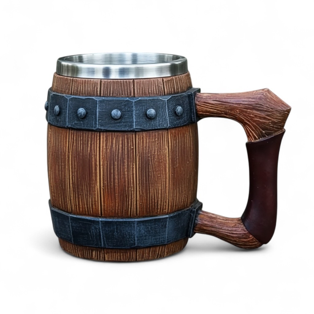 Stainless Steel Barrel Shape Coffee Mug