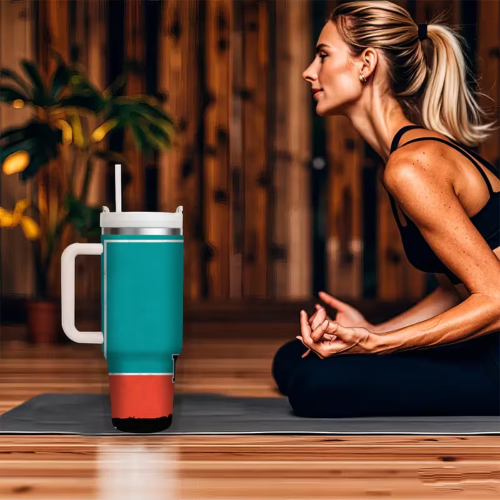 Miami Football 40oz Stainless Steel TumblerMiami Dolphins Football Team Themed Insulated Tumbler With Leak Proof Lid - Image 3