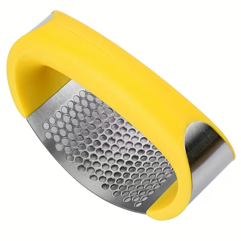 Manual Garlic Press Crusher Stainless Steel Kitchen Tool