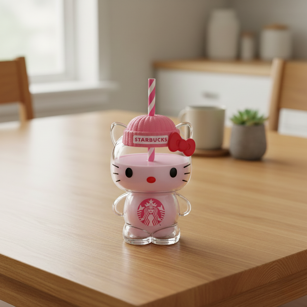 Versatile Transparent Cup With Straw Lid