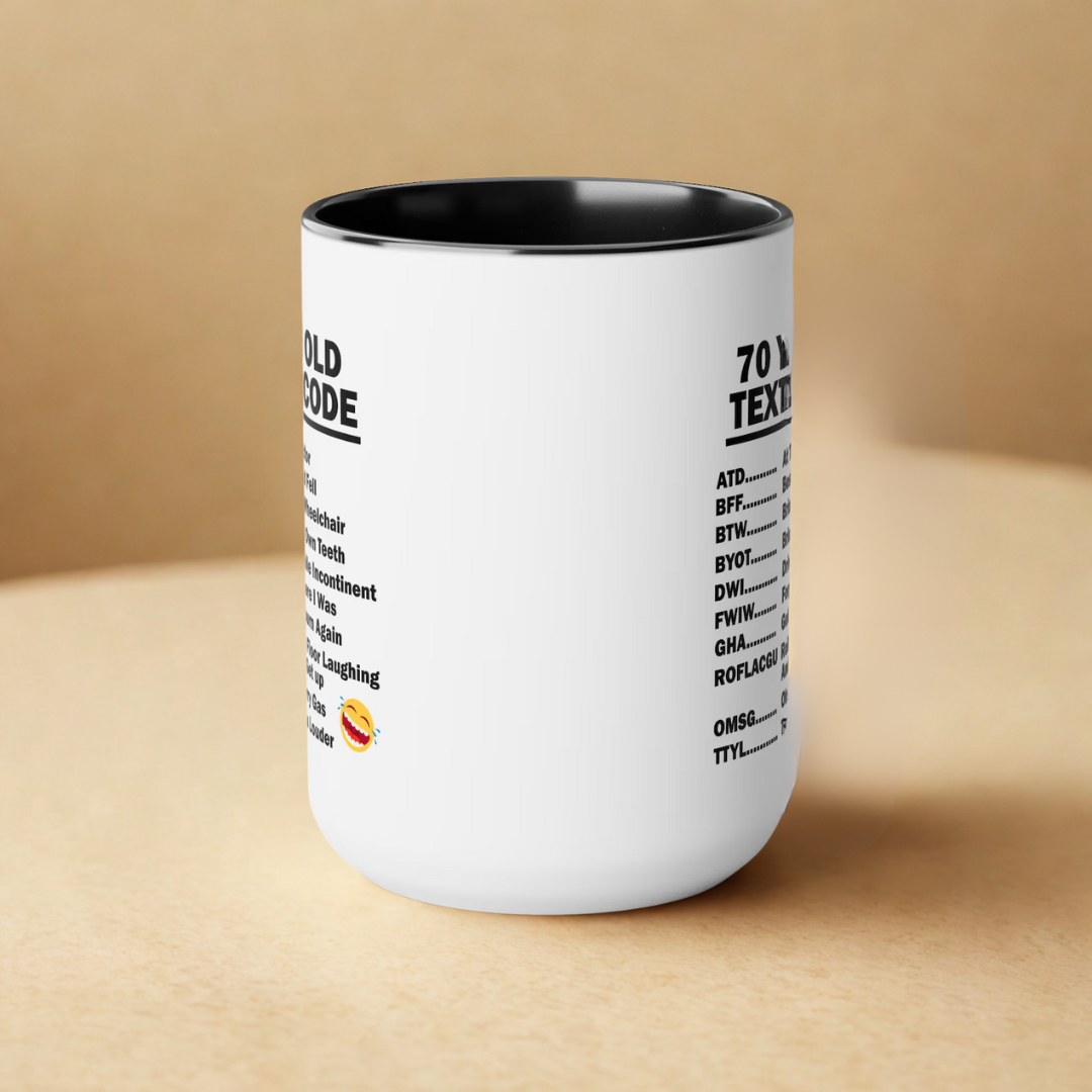 70th Birthday Mug Funny Coffee Cup Gift for 70 Year Old