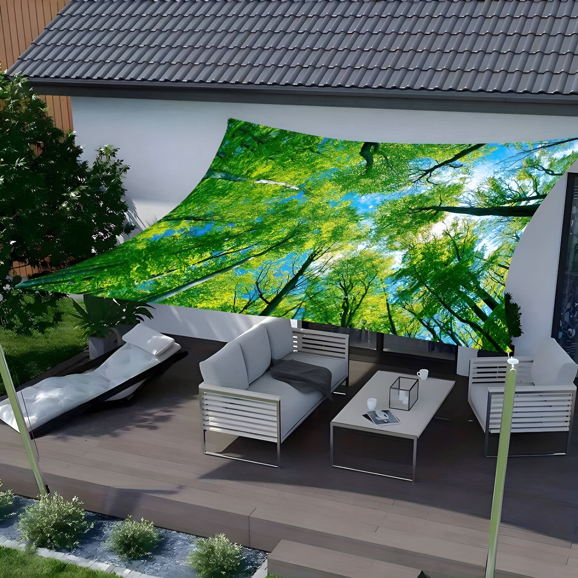 Lightweight Outdoor Sun Shade Canopy Tarp For Beach