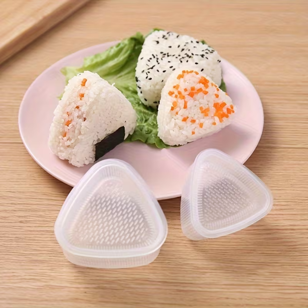 2 Pack Of Triangle Sushi Maker MoldTwo Pieces Triangle Sushi Rice Ball Maker Set - Image 6