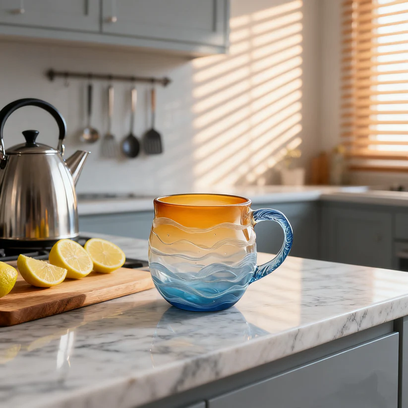 Sea Glass Sunset MugSea Glass Sunset Mug - Image 5