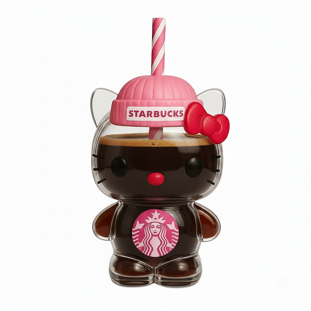 Versatile Transparent Cup With Straw Lid