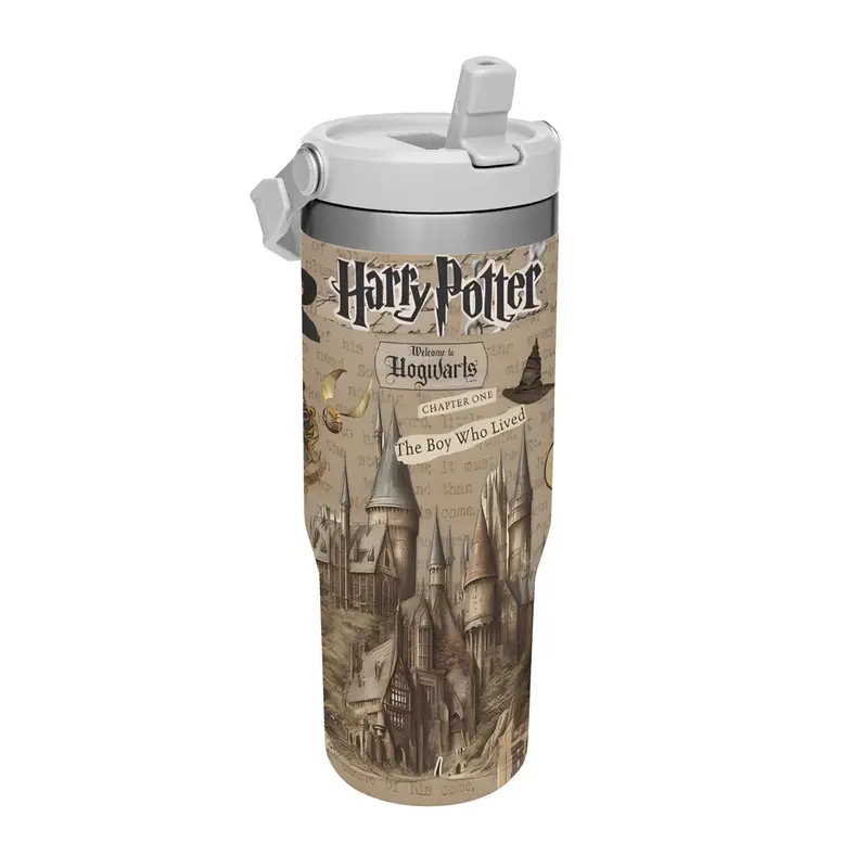 30 Oz Vintage Harry Potter Themed Stainless Steel Tumbler