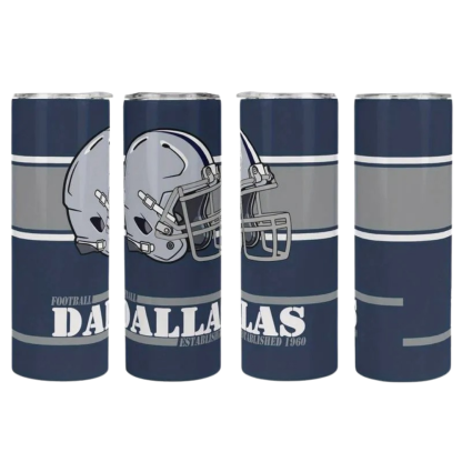 20oz Dallas Cowboys Football Themed Insulated Tumbler