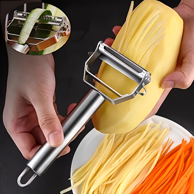 Stainless Steel Multi Purpose Vegetable Peeler And Cutter With Sharp BladeStainless Steel Multi Purpose Vegetable Peeler And Cutter With Sharp Blade - Image 3