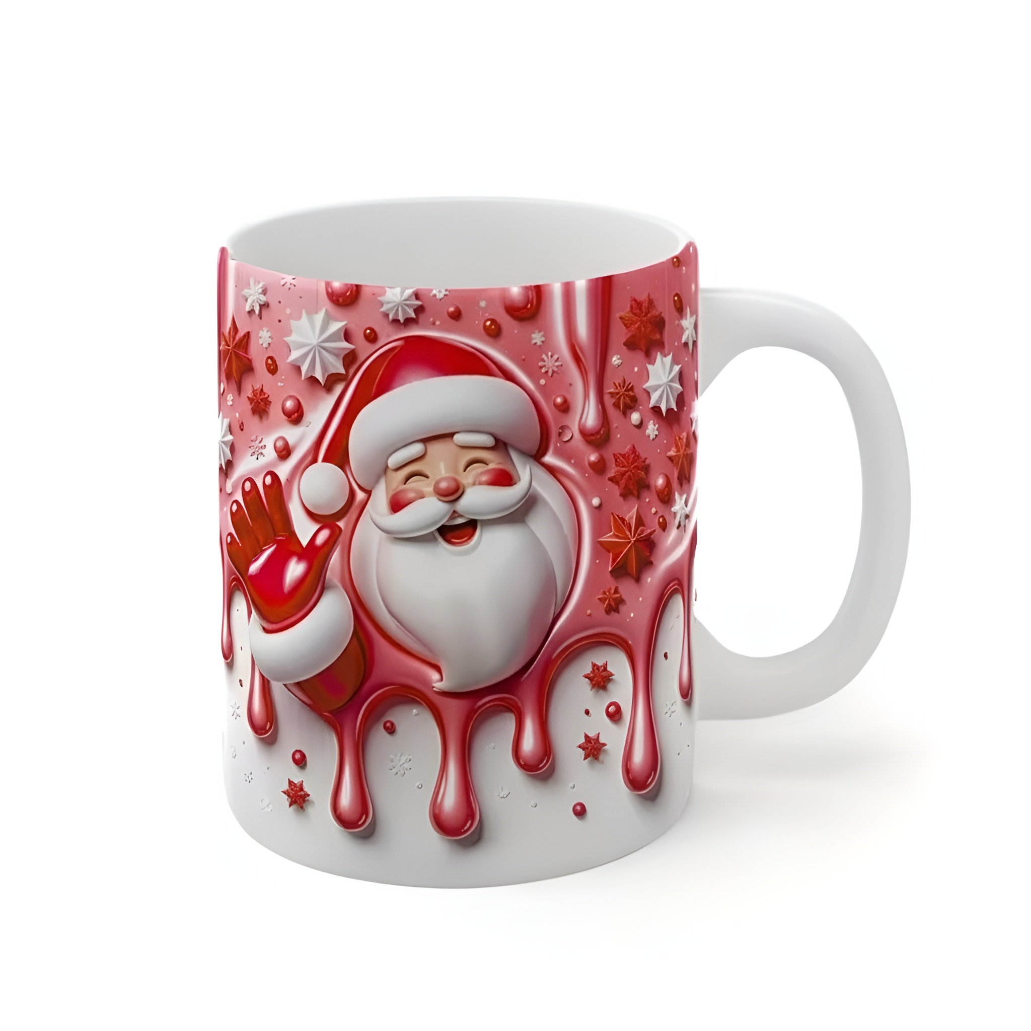 3D Santa Christmas Ceramic Coffee Mug With Realistic Santa Claus Face3D Santa Christmas Ceramic Coffee Mug With Realistic Santa Claus - Image 6