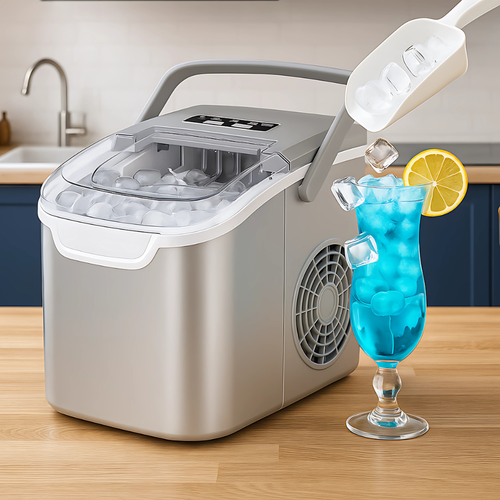 Countertop Ice Maker Machine With Scoop For Home