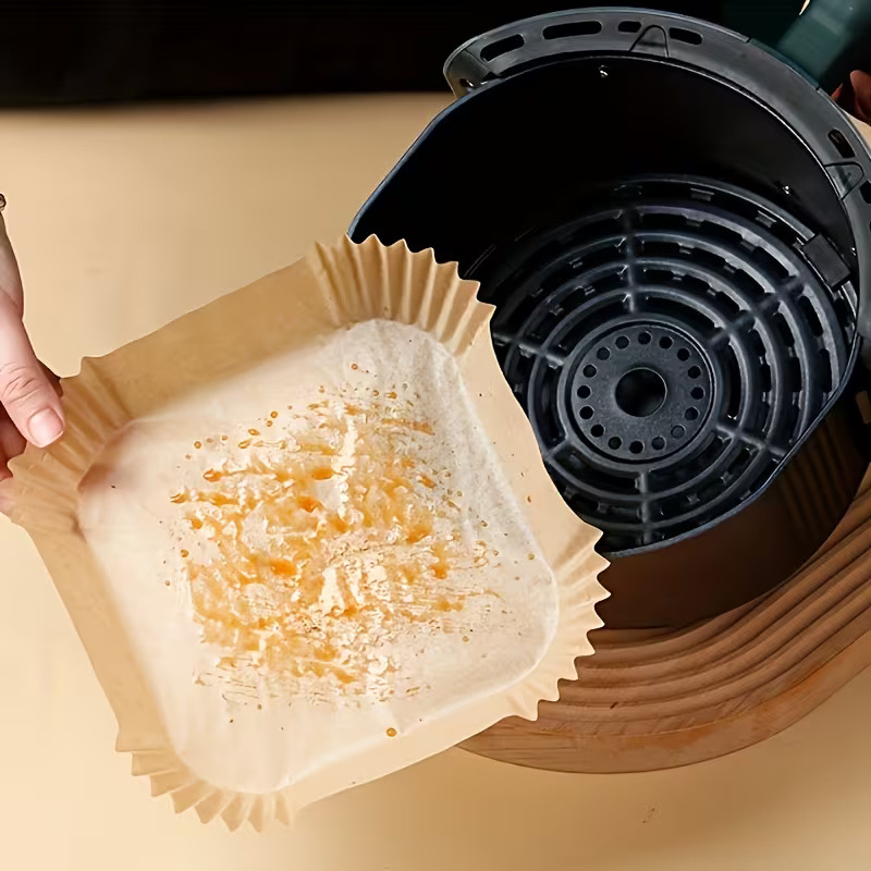 Air Fryer Paper Liners Non Stick Sheets For Baking Roasting Use