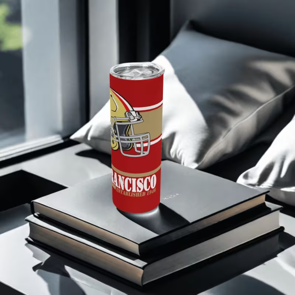 San Francisco 49ers Football Insulated Tumbler
