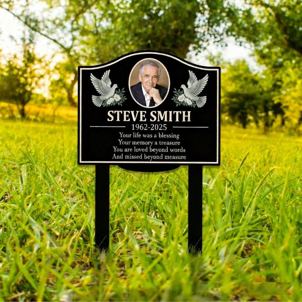 Personalized Metal Memorial Stake
