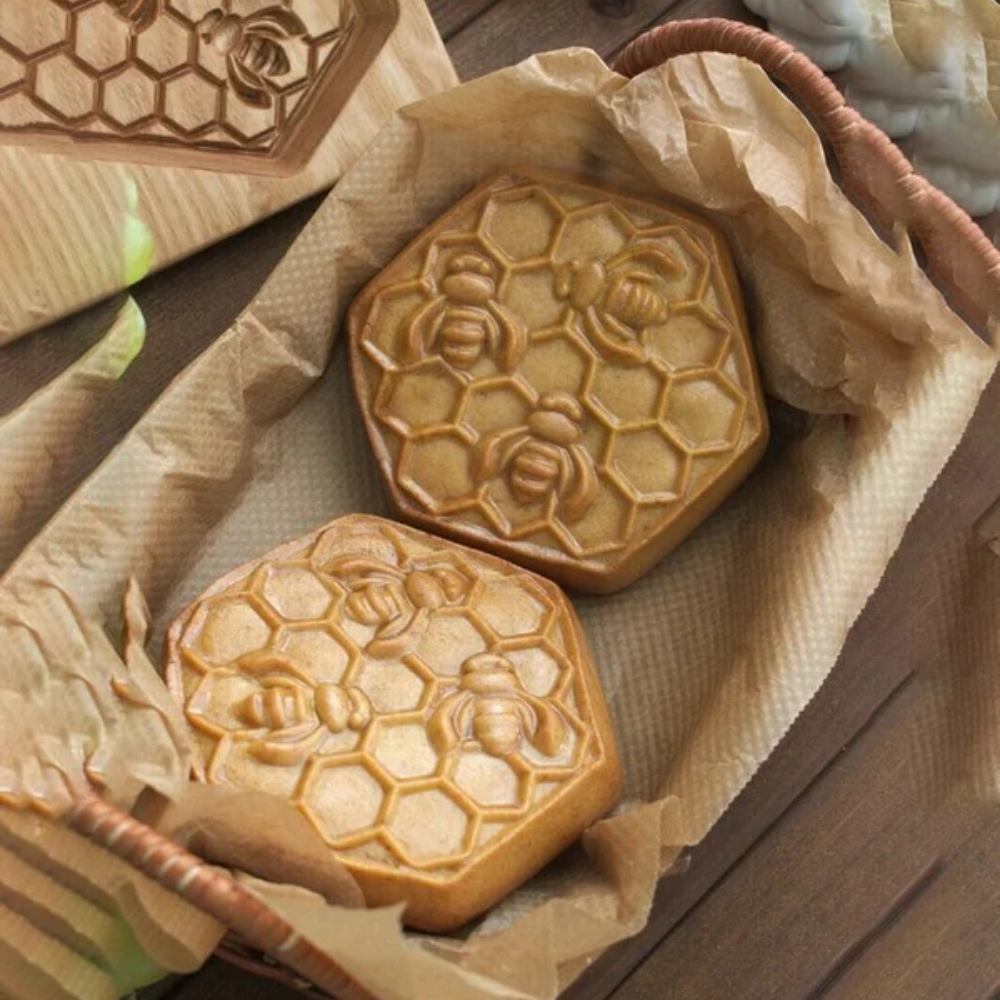 Wood Patterned Cookie Cutter - Embossing Mold For Cookies