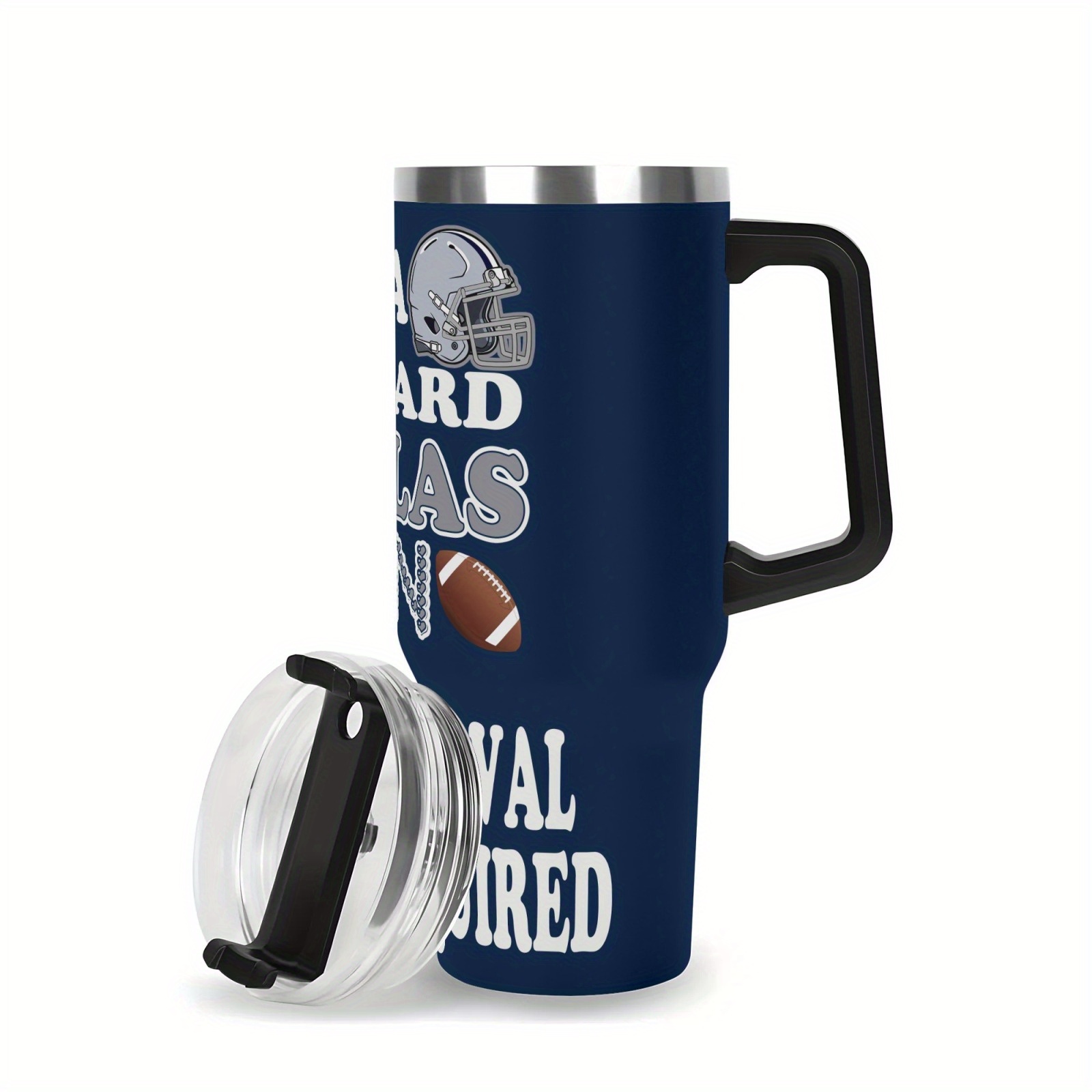 40-Ounce Vacuum Insulated Cup From Dallas40oz Dallas Cowboys Football Quote Printed Tumbler - Image 3