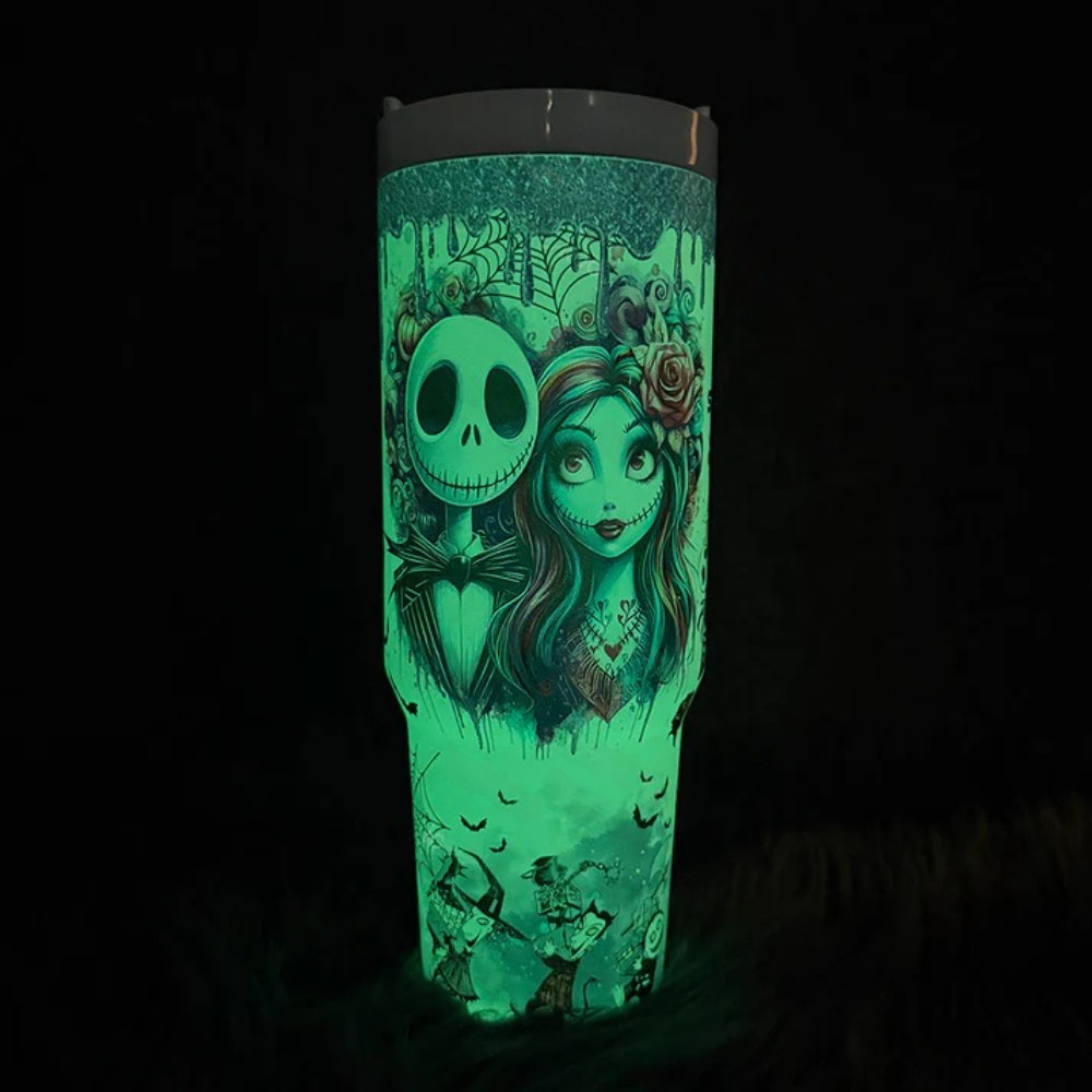 40 Oz Sally X Jack Skellington Tumbler40 Oz Sally X Jack Skellington Tumbler - Image 2
