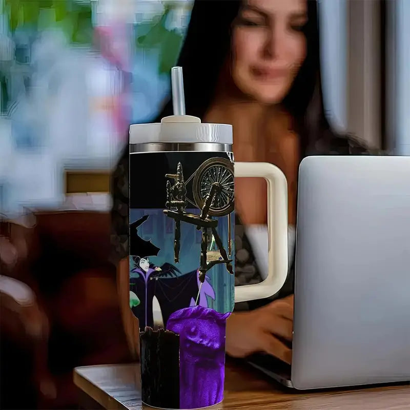 40oz Maleficent Character Insulated Tumbler40oz Maleficent Character Insulated Tumbler - Image 3