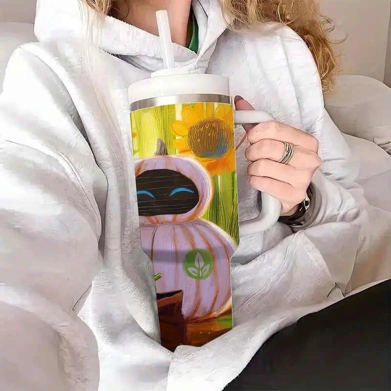 40oz Sunflower Printed Insulated Tumbler40oz Sunflower Printed Insulated Tumbler - Image 7