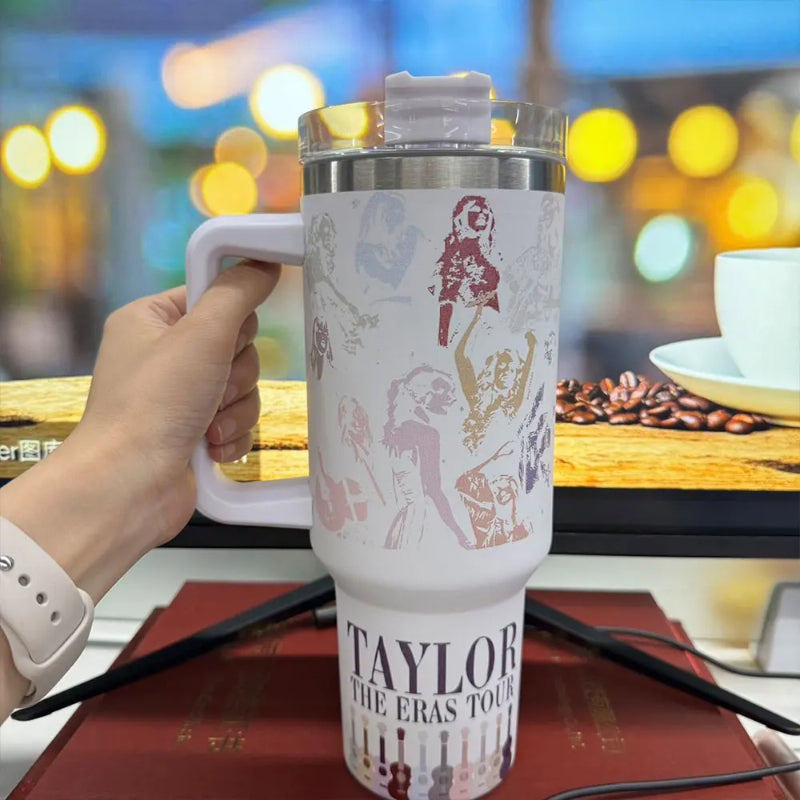 Taylor Swift 40oz Insulated Tumbler With StrawTaylor Swift 40oz Insulated Tumbler With Straw - Image 12