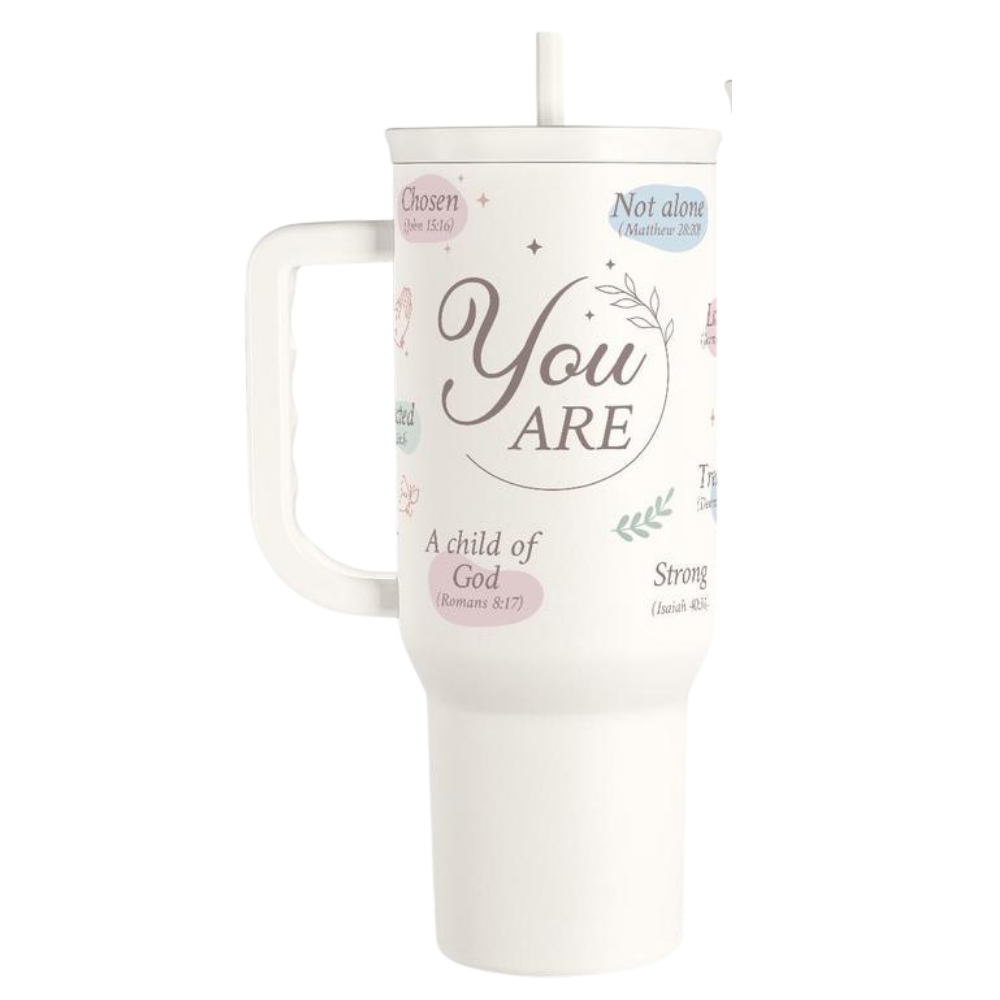 40oz Stainless Steel Insulated Travel Tumbler With Handle Straw40oz Stainless Steel Insulated Travel Tumbler With Handle Straw - Image 16