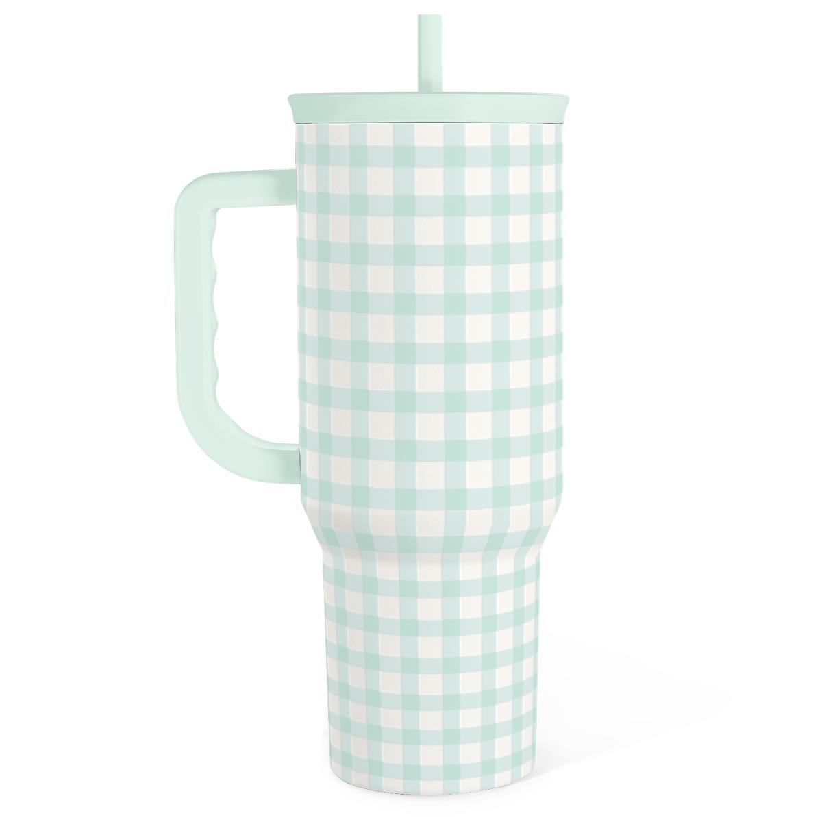 40oz Stainless Steel Insulated Travel Tumbler With Handle Straw40oz Stainless Steel Insulated Travel Tumbler With Handle Straw - Image 14