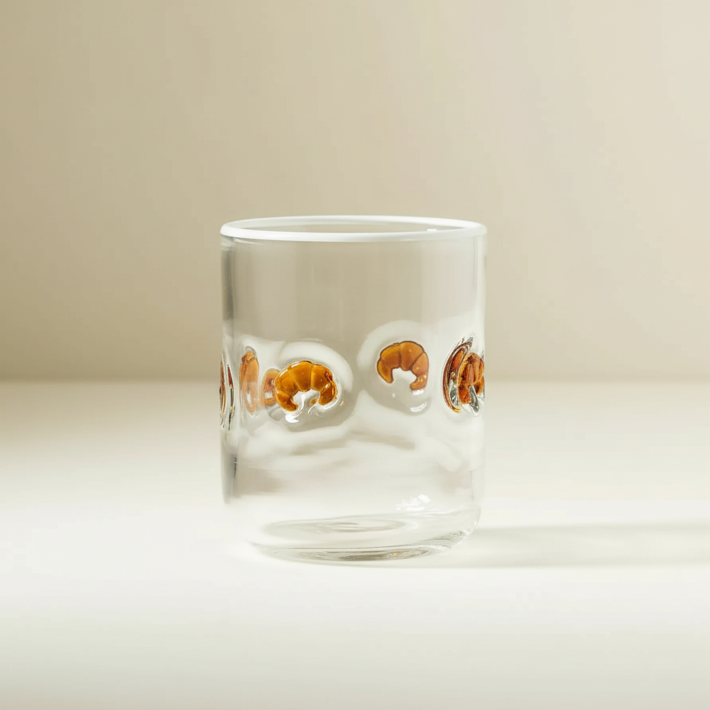 Transparent Juice Glass With Modern DesignTransparent Juice Glass With Modern Design - Image 8