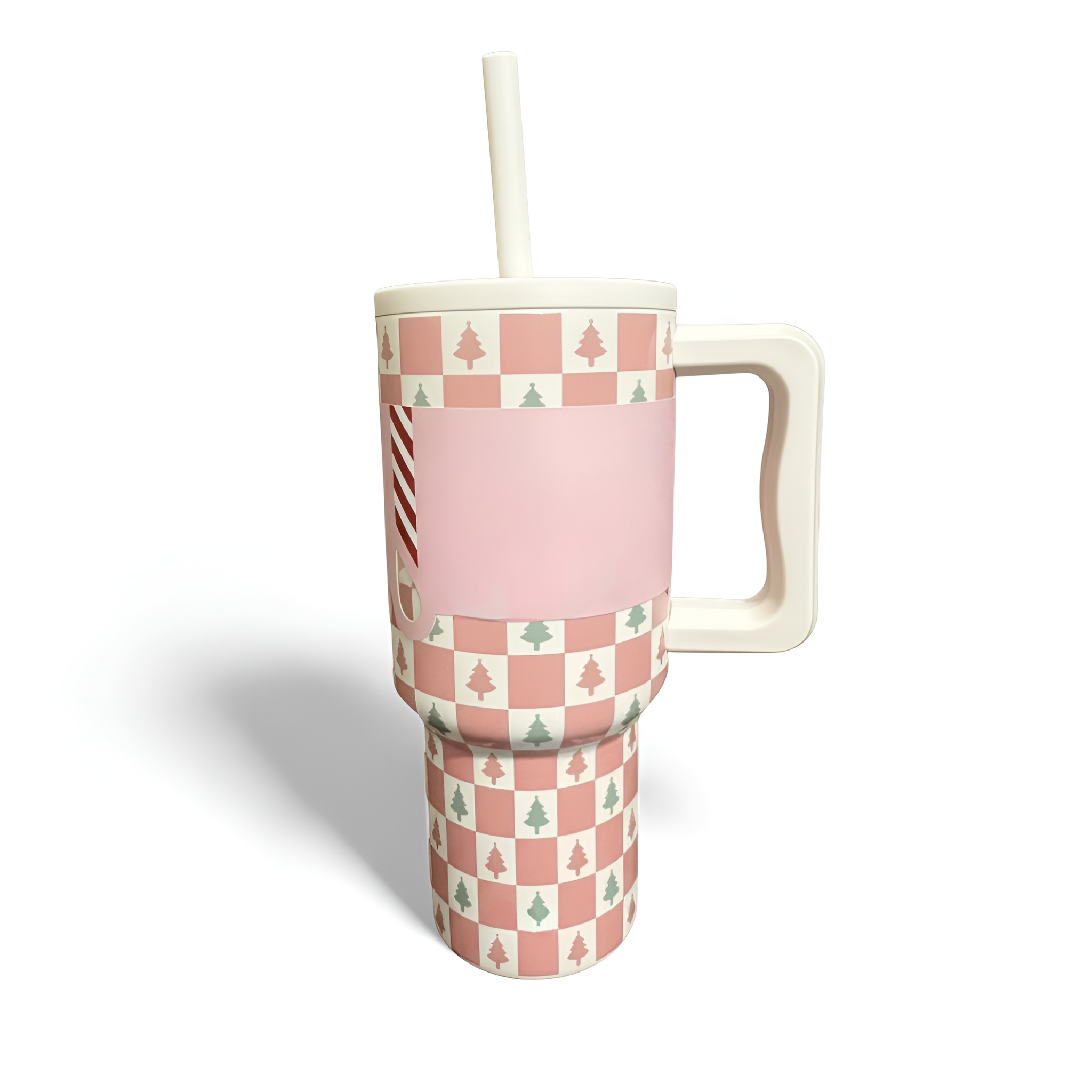 30oz Stainless Steel Trek Tumbler With Straw