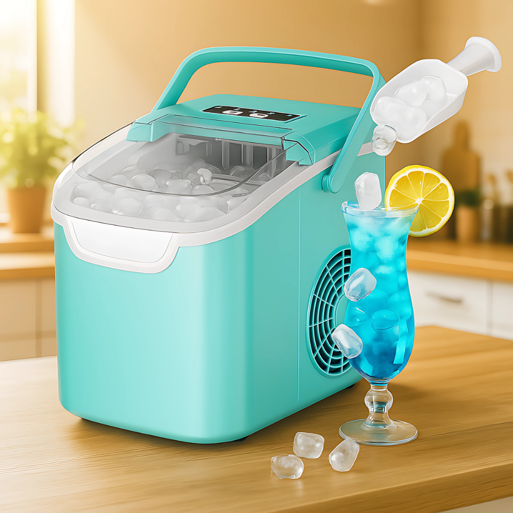 Countertop Ice Maker Machine With Scoop For Home