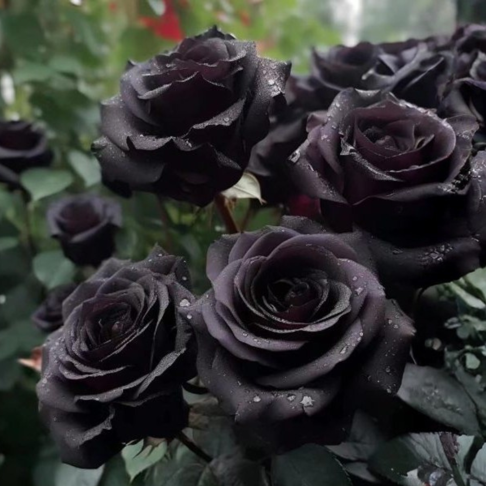 Exotic Black Rose Flower Seeds For Garden LandscapingExotic Black Rose Flower Seeds For Garden Landscaping - Image 5